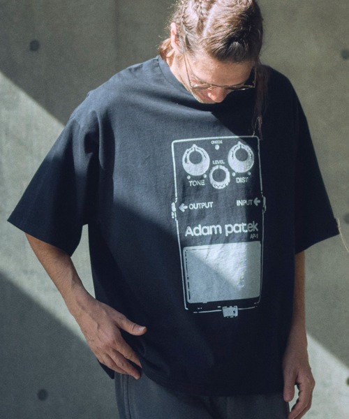 ADAM PATEK tシャツ ADAMPATEK/distortion short sleeve T
