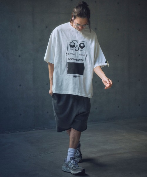 tシャツ 「ADAMPATEK/アダムパテック」shadow logo short sleeve T/シャドウロゴプリントTシャツ レディース メンズ ADAM PATEK tシャツ 「ADAMPATEK/アダムパテック」shadow logo