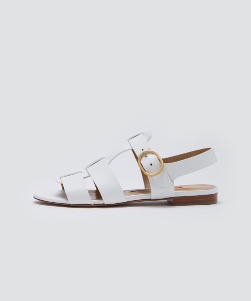 PELLICO サンダル SAMI グルカサンダル 1.0cm WHITE レディース