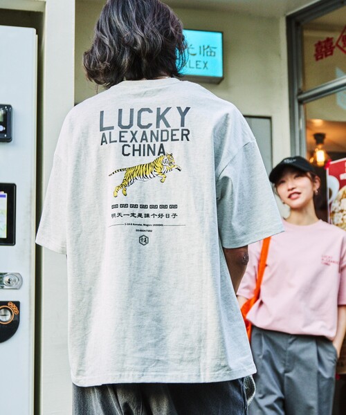 FREAK'S STORE tシャツ 限定展開 LUCKY ALEXANDER CHINA×FREAK'S