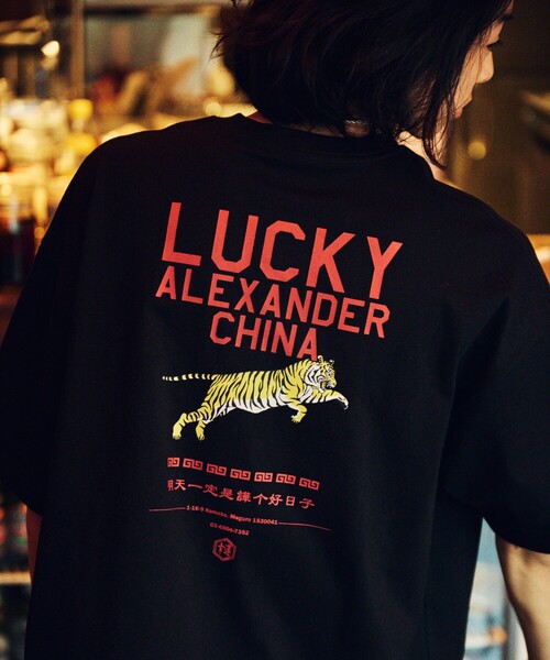 FREAK'S STORE tシャツ 限定展開 LUCKY ALEXANDER CHINA×FREAK'S