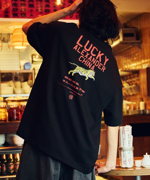 FREAK'S STORE tシャツ 限定展開 LUCKY ALEXANDER CHINA×FREAK'S