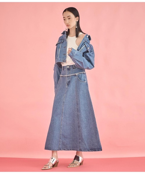 Settimissimo(セッティミッシモ) デニムジャケット gジャン タック Settimissimo(セッティミッシモ) デニムジャケット gジャン タック