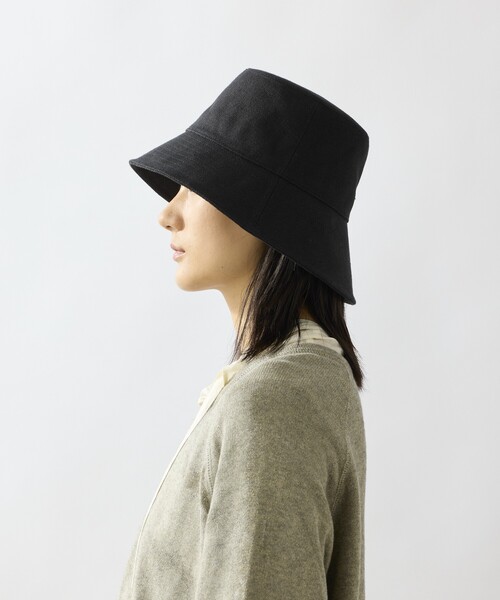 ハット 帽子 黒　la maison de lyllis Ray BEAMS（レイ ビームス）La Maison de Lyllis / PAPEL（帽子