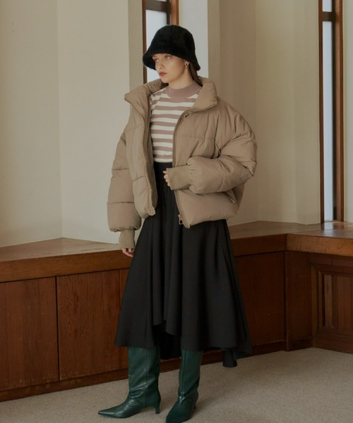 「VIOLETTA」 ブルゾン FREE グレイッシュベージュ レディース_画像3