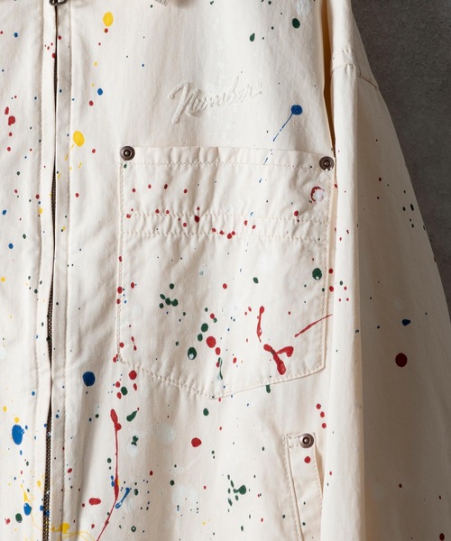 numerouno様 NUMBER (N)INE ブルゾン アウター HAND PAINTED CHAIN STITCH