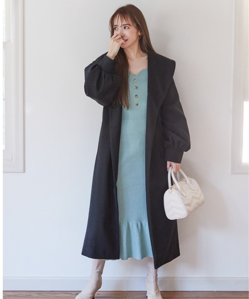 MIIA（ミーア） コート FREE パープル レディース : ZOZOTOWN Yahoo!店