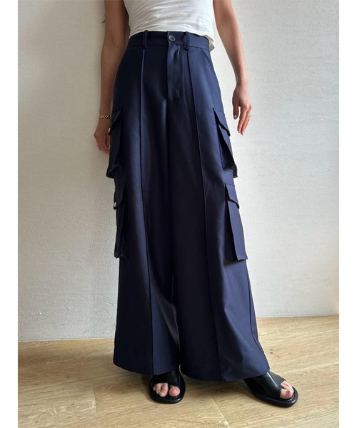 TRUNC 88 カーゴパンツ Glossy Cargo Pants レディース