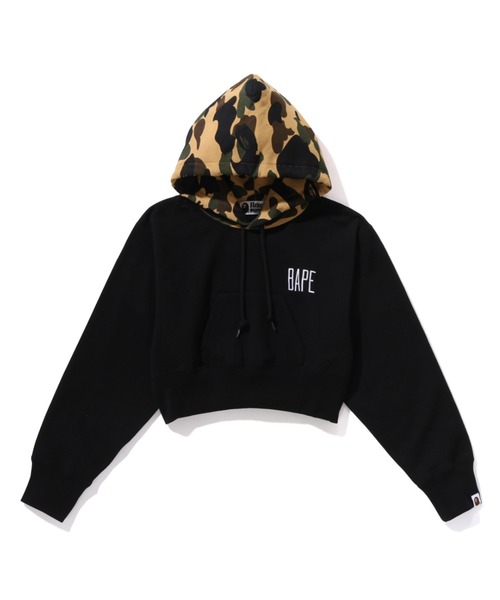 A BATHING APE 「A APE」 プルオーバーパーカー SMALL ブラック