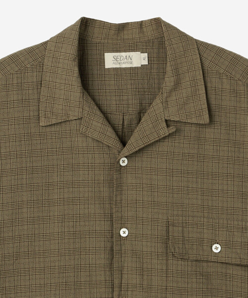 チェック　シャツ　SEDAN SEDAN ALL-PURPOSE (セダンオールパーパス) Brushed Ombre Plaid
