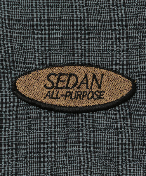 SEDAN ALL-PURPOSE シャツ | Dobby Plaid Open Collar S/S Shirt