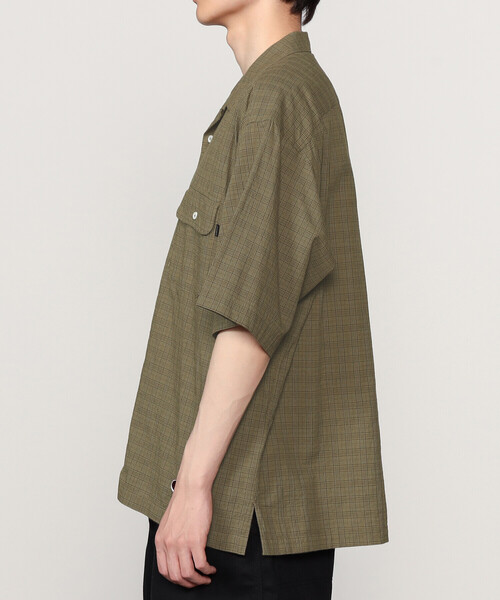 トップス SEDAN ALL-PURPOSE OPEN COLLAR S/S SHIRT SEDAN ALL-PURPOSE (セダンオールパーパス) Gingham Plaid Open