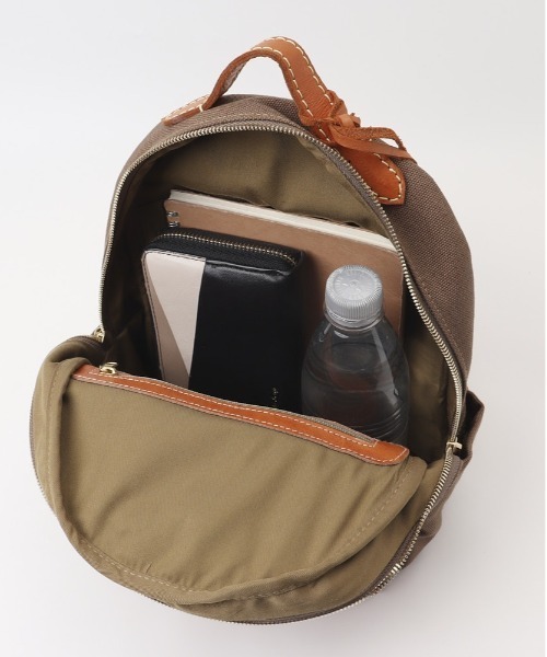 ☆☆新品　zucchero　canvas×Cow Leather　リュック デイバック リュック zucchero キャンバスxカウレザー