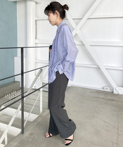 Spick &amp; Span - 長袖シャツ Spick＆Span 「Spick & Span」 長袖シャツ FREE ブラック