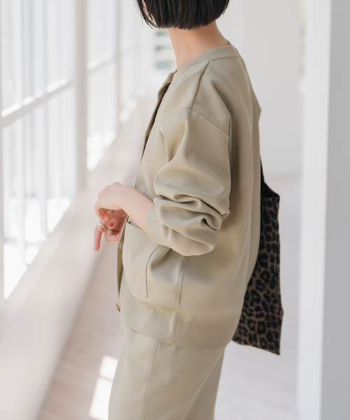 Spick＆Span カーディガン 「WEB限定追加」ウォッシャブルクルー