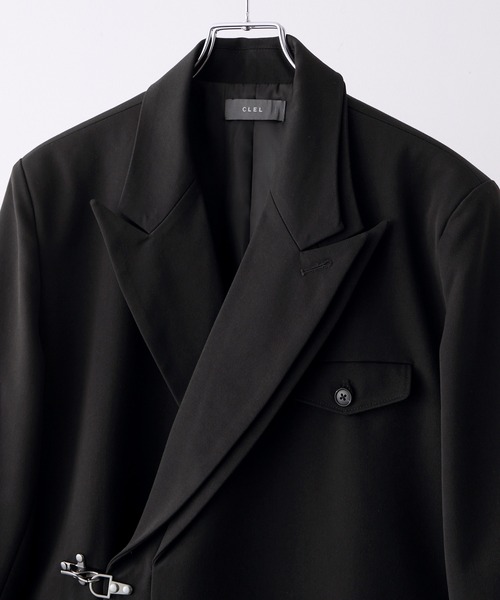 CLEL チェスターコート コート 「CLEL」Prime TR Double Lapel