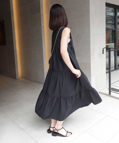 ワンピース 「CORNERS by yui」前後2wayティアードワンピース
