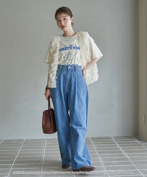 coen（コーエン） ベスト ジレ リボンチュール 2wayベスト レディース