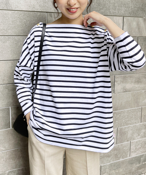 「Traditional Weatherwear」 7分袖カットソー SMALL グリーン レディース