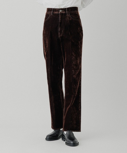 ADAM ET ROPE'（アダムエロペ） ジーンズ 「ISKO」フロッキーデニム