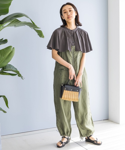 「niko and...」 ノースリーブチュニック LARGE ホワイト レディース