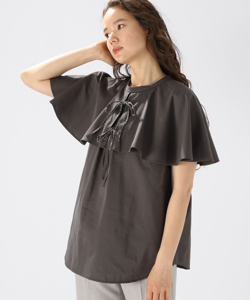 「niko and...」 ノースリーブチュニック LARGE ホワイト レディース
