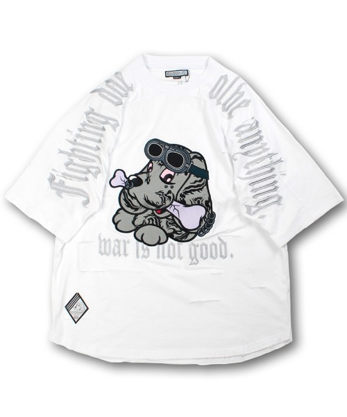 GALFY」 半袖Tシャツ L ホワイト メンズ