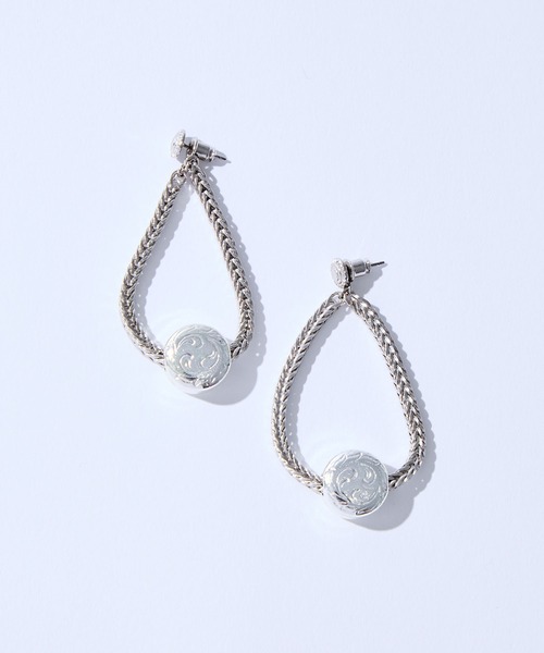 TOGA TOO Ring pierced earrings シルバー TOGA（トーガ）の「【TOGA TOO/トーガトゥ】Ring pierced