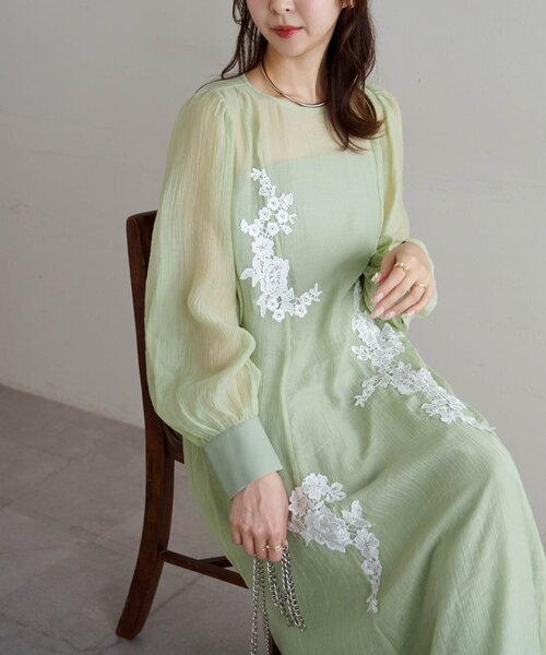 Discoat（ディスコート） ドレス 「オケージョン」シアーレース使い