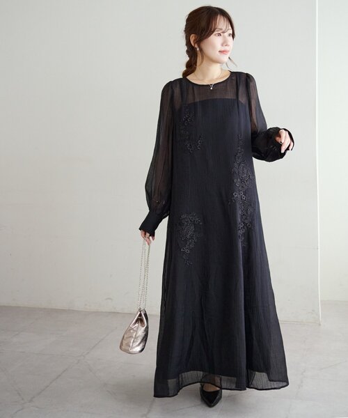 Discoat（ディスコート） ドレス 「オケージョン」シアーレース使い