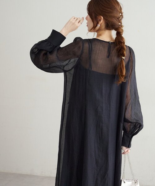 Discoat（ディスコート） ドレス 「オケージョン」シアーレース使い