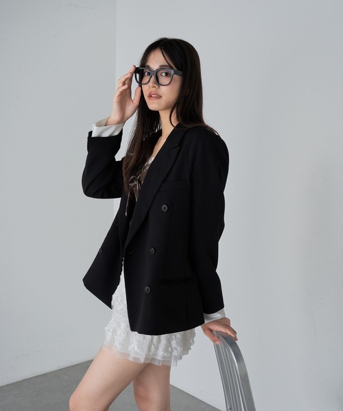 Ray Cassin（レイカズン） ジャケット テーラードジャケット カフス