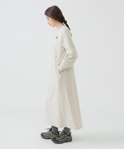 ＢＥＡＭＳＧＯＬＦ裏起毛ワンピース❤️ B：MING by BEAMS（ビーミング by ビームス） ワンピース 裏毛ロゴ