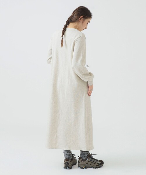 B：MING by BEAMS（ビーミング by ビームス） ワンピース 裏毛ロゴ