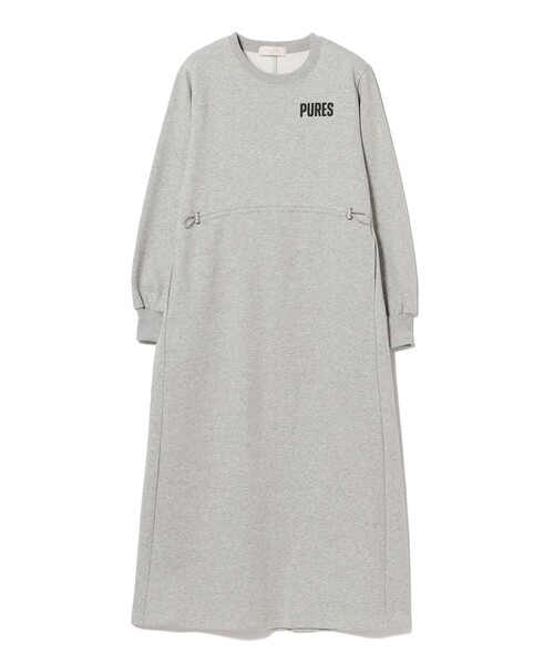 B：MING by BEAMS（ビーミング by ビームス） ワンピース 裏毛ロゴ