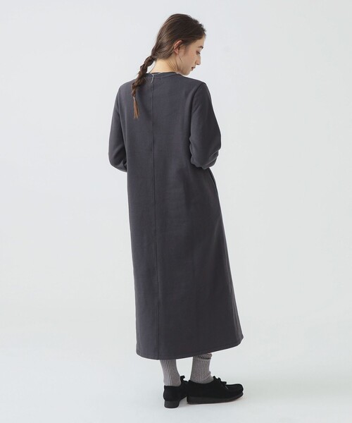 B：MING by BEAMS（ビーミング by ビームス） ワンピース 裏毛ロゴ