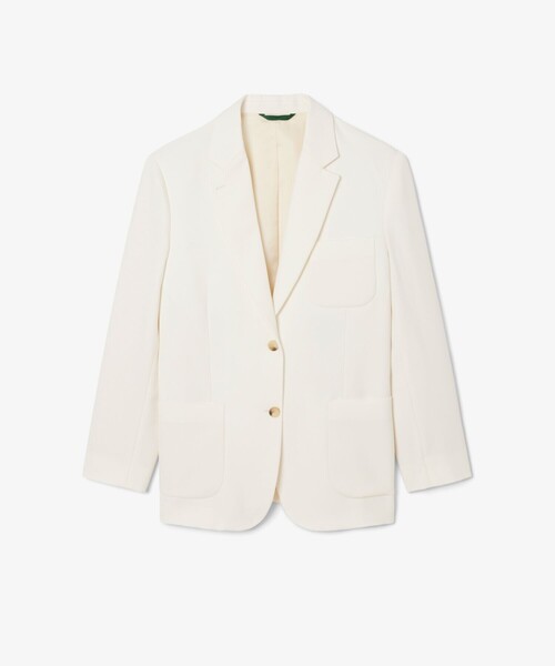 【極美品】LEONARD ストレッチテーラードジャケット シャドーロゴ総柄 銀釦 LACOSTE（ラコステ） ジャケット テーラードジャケット 3パッチ