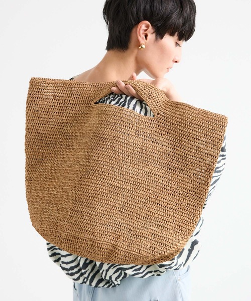 き*ん様 MADE IN MADA かごバッグ　ブラウン MADE IN MADA（メイドインマダ） かごバッグ FREE ブラウン レディース