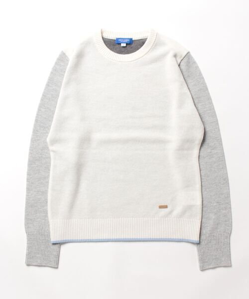 「BLUE LABEL CRESTBRIDGE」 長袖ニット 38 ベージュ レディース_画像2