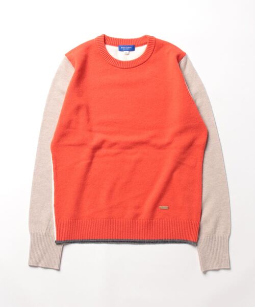 「BLUE LABEL CRESTBRIDGE」 長袖ニット 38 ベージュ レディース_画像3
