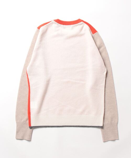 「BLUE LABEL CRESTBRIDGE」 長袖ニット 38 ベージュ レディース_画像4