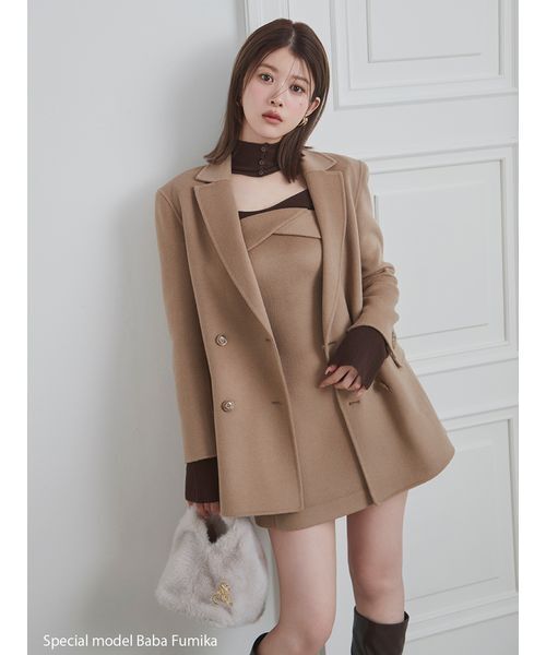 NKNIT ブラウン ハイネックニットセーター 1 ンニット 24aw 2way 楽天