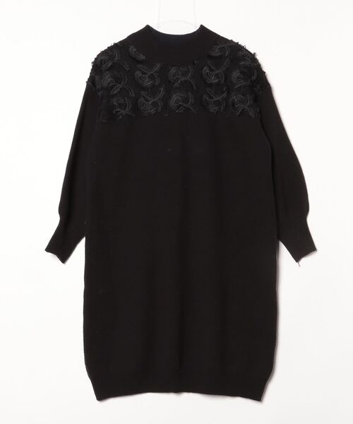 【未使用・新品・タグ付き】ブラック ニットワンピース FREE Darich（ダーリッチ） ニットワンピース FREE ブラック レディース