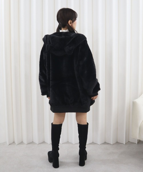 CECIL McBEE（セシルマクビー） コート アウター ねこ耳フェイクファー