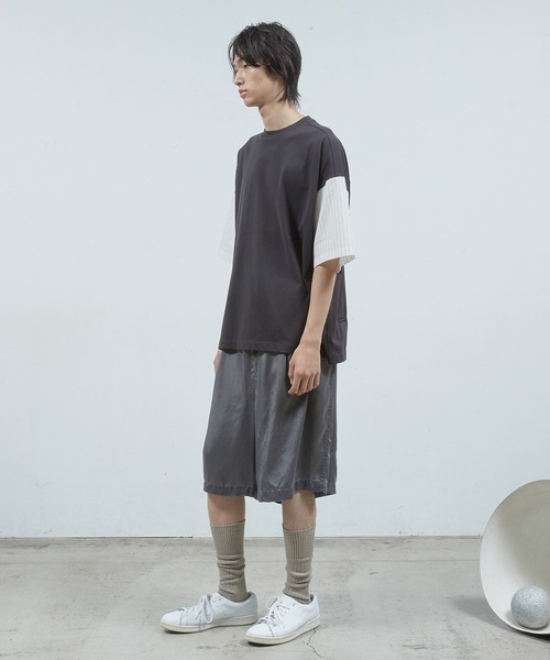 Dulcamara（ドゥルカマラ） tシャツ シャツ切替ワイドT メンズ