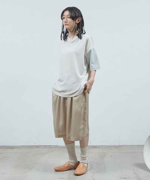 Dulcamara（ドゥルカマラ） tシャツ シャツ切替ワイドT メンズ