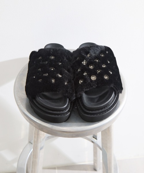 TOGA PULLA ブラックサンダル TOGA PULLA（トーガ プルラ） サンダル 「TOGA PULLA/トーガプルラ