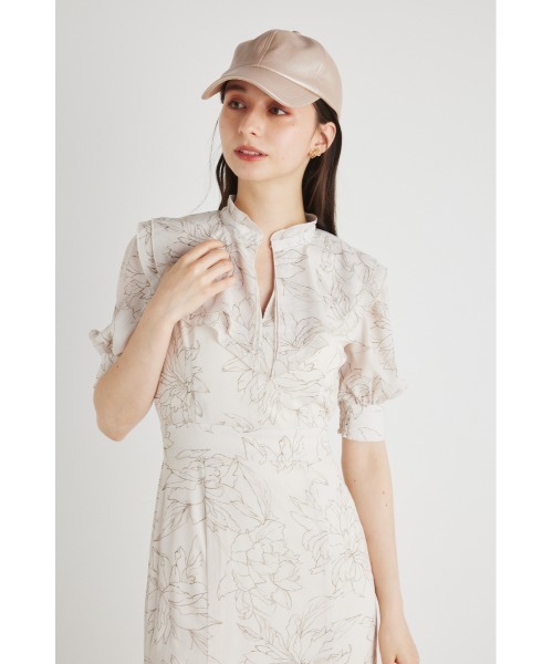 「rienda」 半袖ワンピース MEDIUM ブラック レディース_画像5