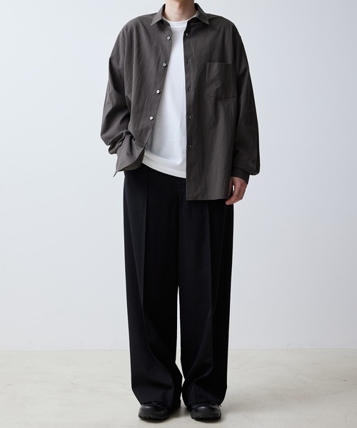 ADAM ET ROPE / 長袖シャツ/M/コットン ADAM ET ROPE'（アダムエロペ） 長袖シャツ M ブラック系その他3