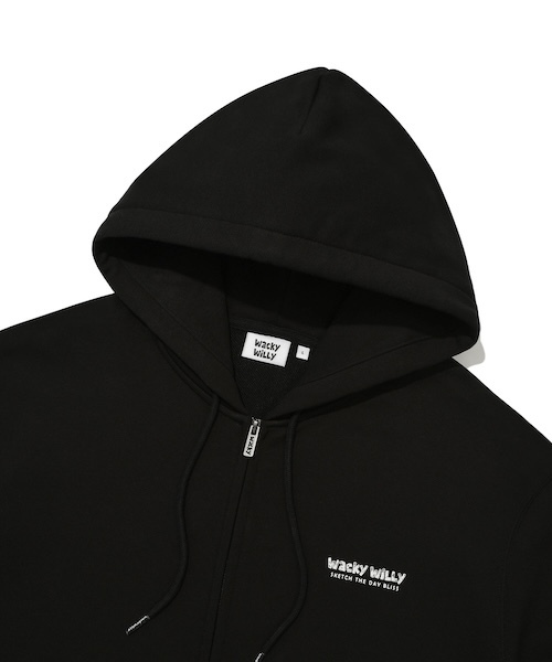 パーカー BACK PANEL LETTERING HOODIE ZIP-UP メンズ レディース